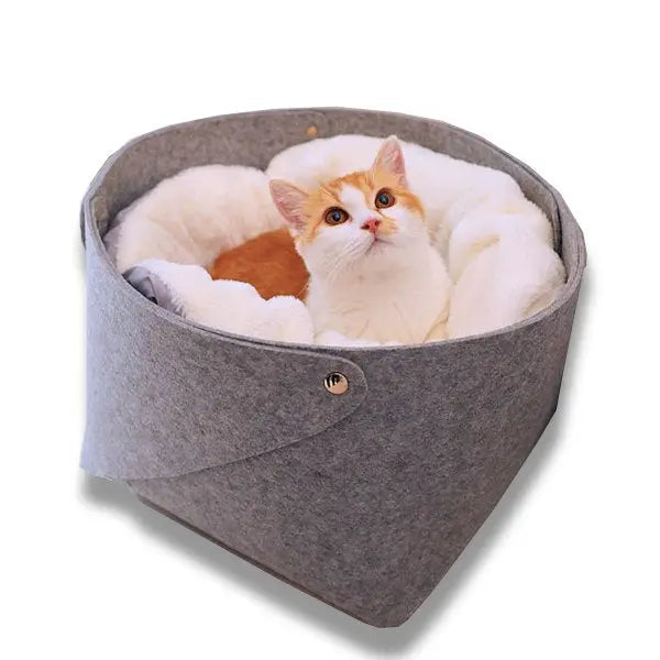 Panier pour chat gris - Vraiment-chat