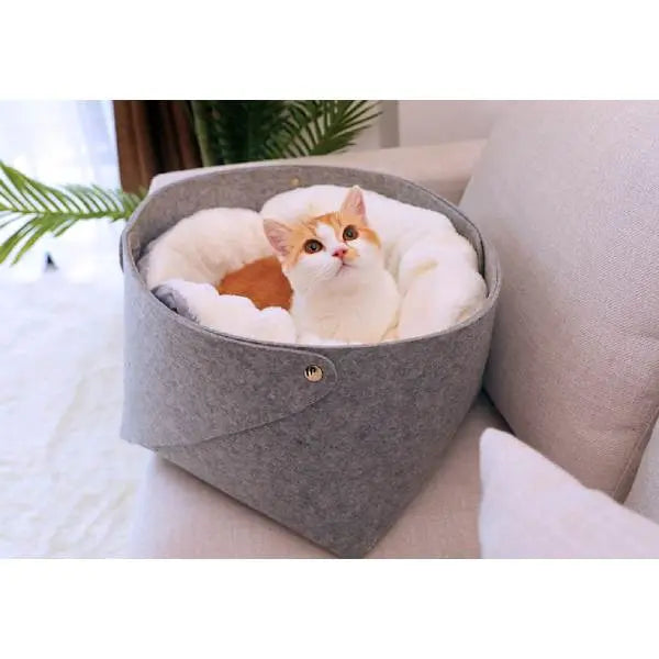 Panier pour chat gris - Vraiment-chat