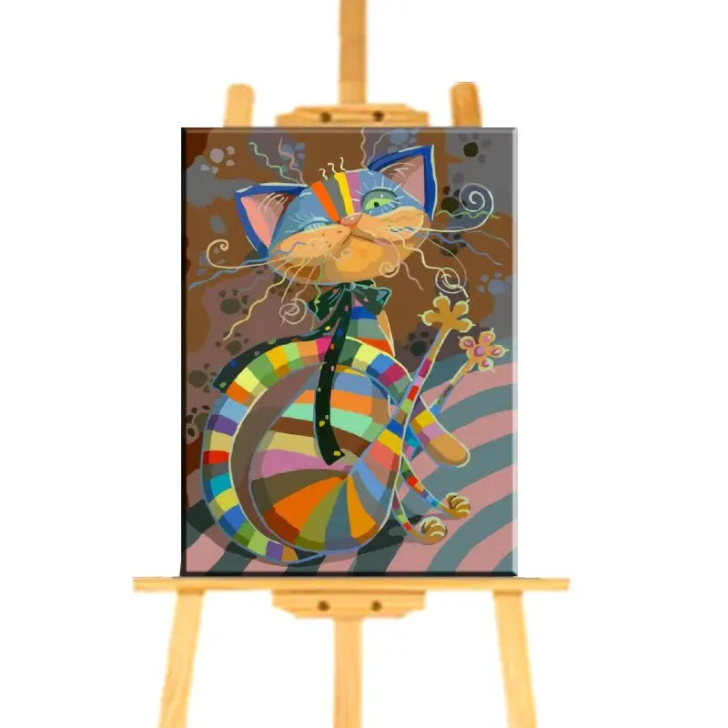 Peinture par Numéro Chat de Cirque - Vraiment-chat