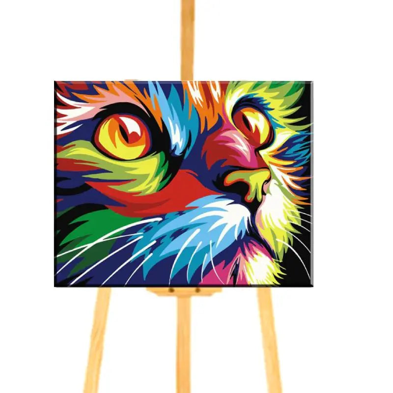 Peinture par Numéro de Chat Facile - Vraiment-chat