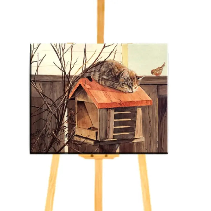 Peinture par numéro Chat sur Maison - Vraiment-chat