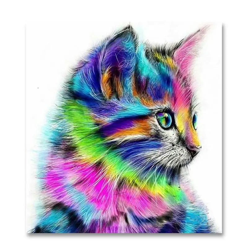 Peinture par Numéro Chat Stylisé - Vraiment-chat