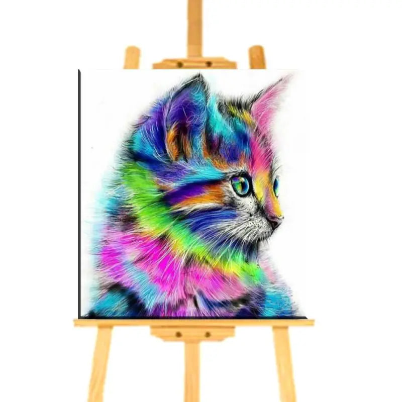 Peinture par Numéro Chat Stylisé - Vraiment-chat