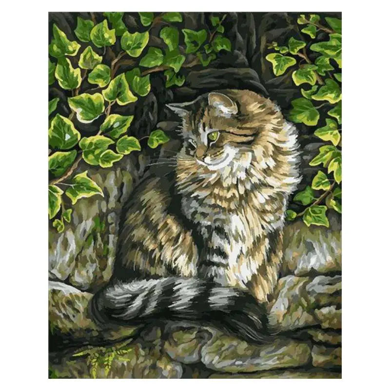 Peinture par Numéro Chat Norvégien - Vraiment-chat