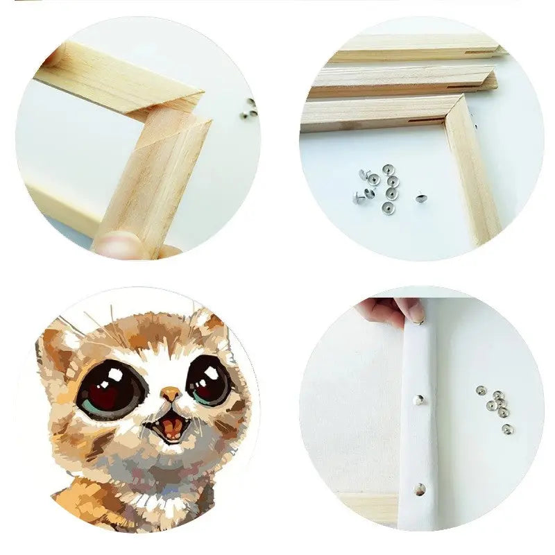 Peinture par Numéro Chat Kawaii Vraiment-chat