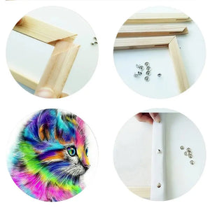 Peinture par Numéro Chat Stylisé Vraiment-chat