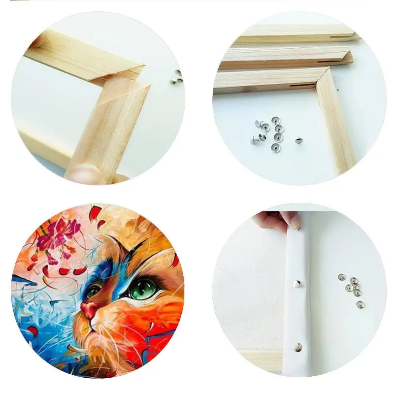 Peinture par numéro Chat Abstrait Vraiment-chat