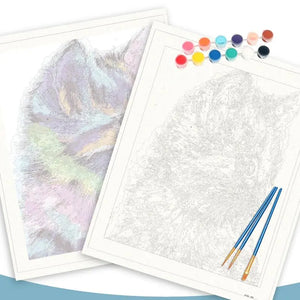 Peinture par Numéro Chat Stylisé Vraiment-chat