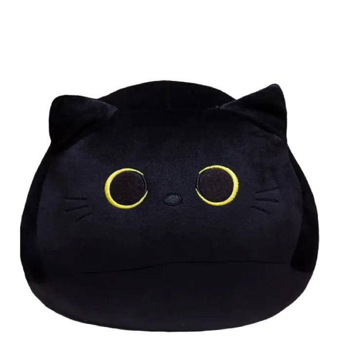 Peluche chat noir ronde Vraiment-chat