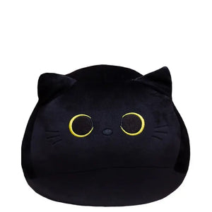 Peluche chat noir ronde Vraiment-chat