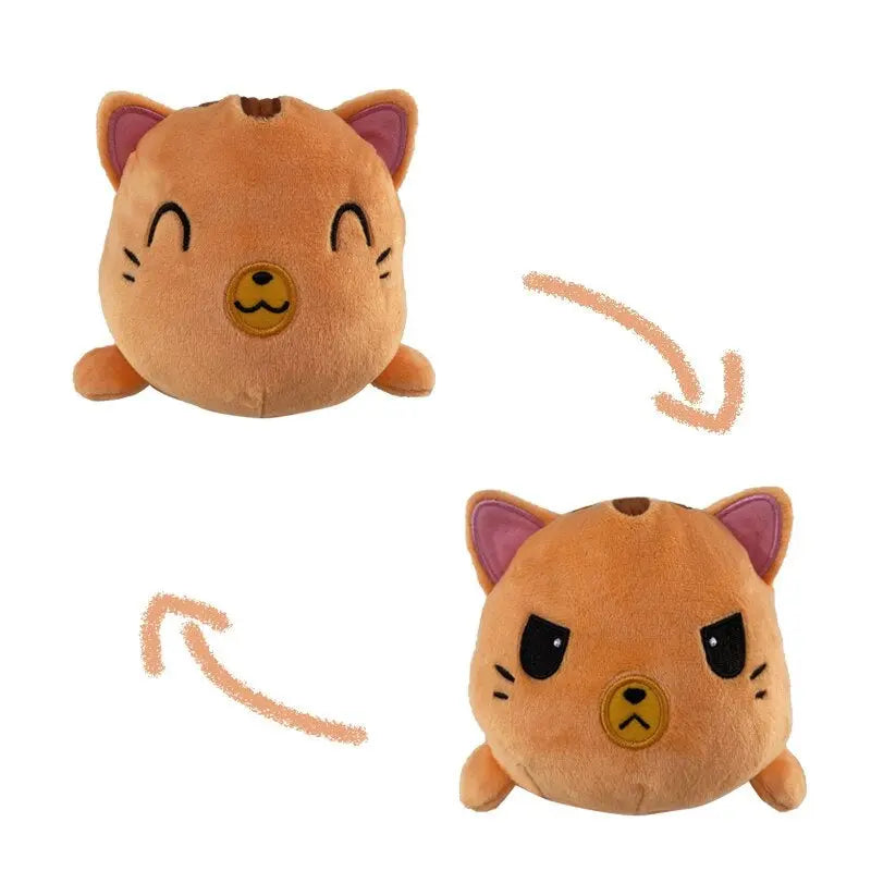 Peluche Réversible Chat Tabby - Vraiment-chat