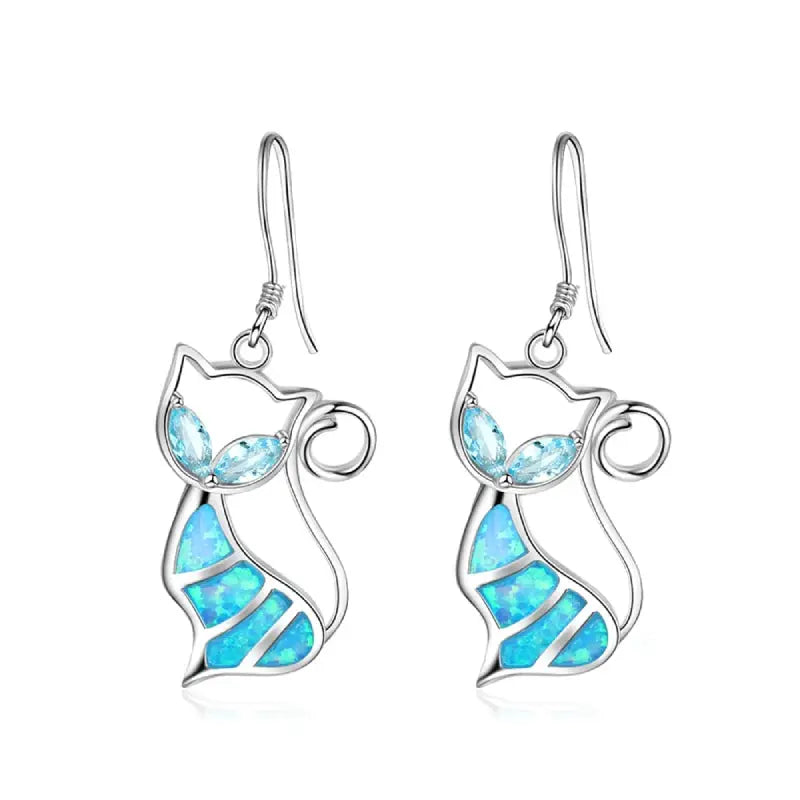 Pendentif Chat Bleu - Vraiment-chat