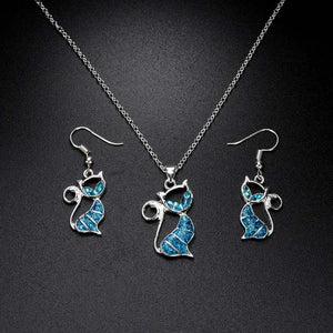 Pendentif Chat Bleu - Vraiment-chat