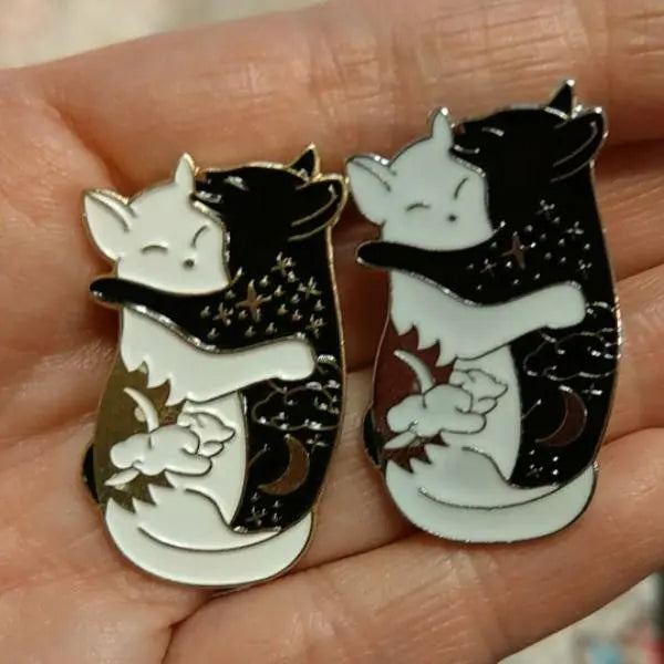 Pins Chat Entrechats - Vraiment-chat