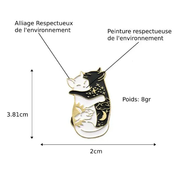 Pins Chat Entrechats - Vraiment-chat