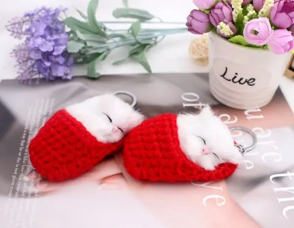 Porte clé Chat Sommeil - Vraiment-chat