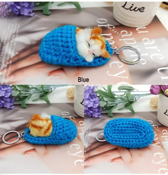 Porte clé Chat Sommeil - Vraiment-chat