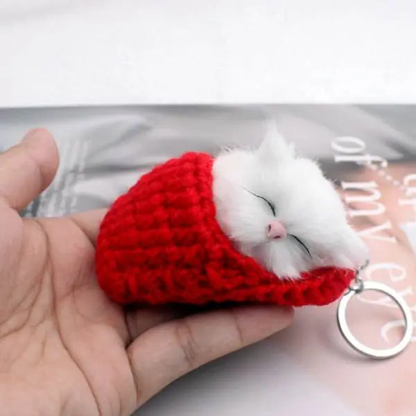 Porte clé Chat Sommeil - Vraiment-chat