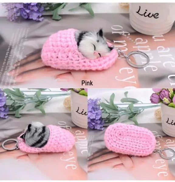 Porte clé Chat Sommeil - Vraiment-chat