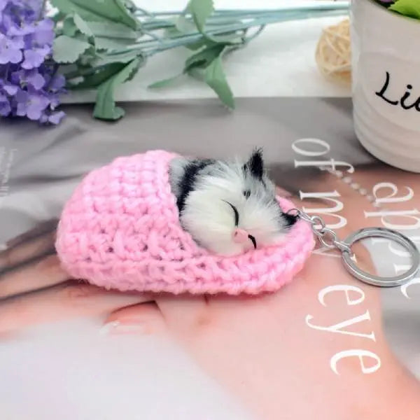 Porte clé Chat Sommeil - Vraiment-chat