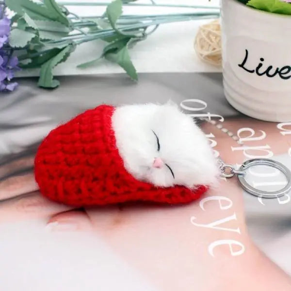 Porte clé Chat Sommeil - Vraiment-chat