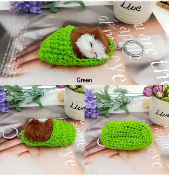 Porte clé Chat Sommeil - Vraiment-chat