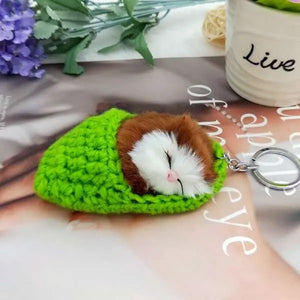 Porte clé Chat Sommeil - Vraiment-chat