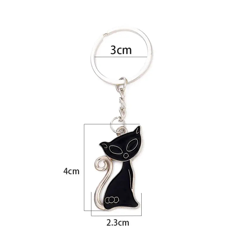Porte-clé en Métal Chat pour Couple - Vraiment-chat