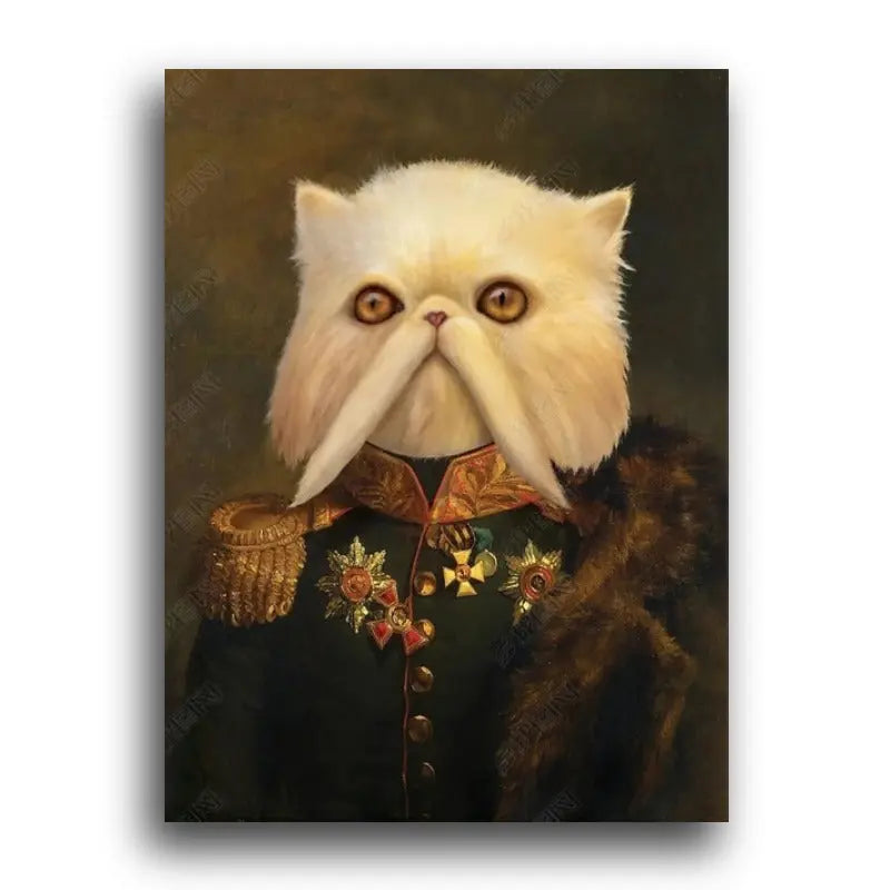 Poster chat anglais Soldat Britanique - Vraiment-chat