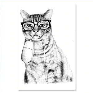 poster le chat et la souris - Vraiment-chat