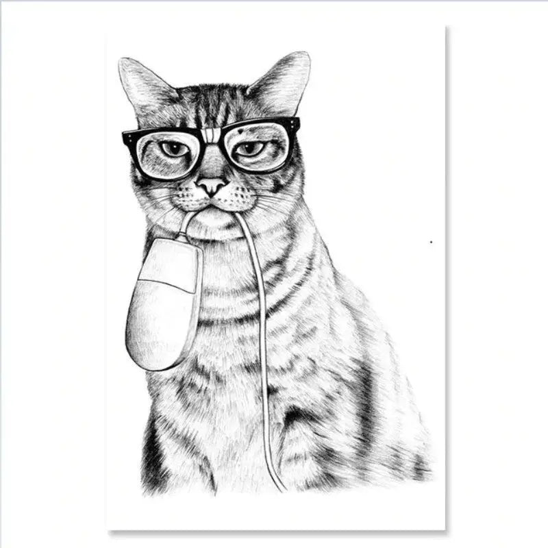 poster le chat et la souris - Vraiment-chat