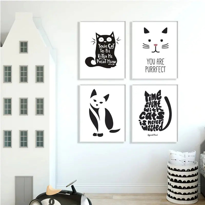 poster mural chat you are purrfect - Vraiment-chat