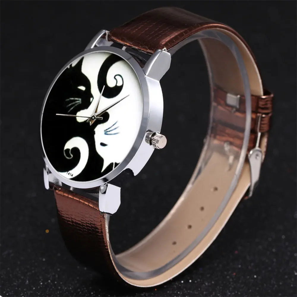 Montre Chat Femme Yin Yang - Vraiment-chat