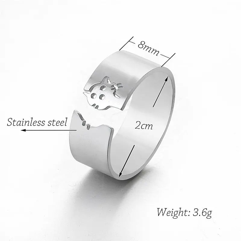 Bague Forme de Chat Vraiment-chat