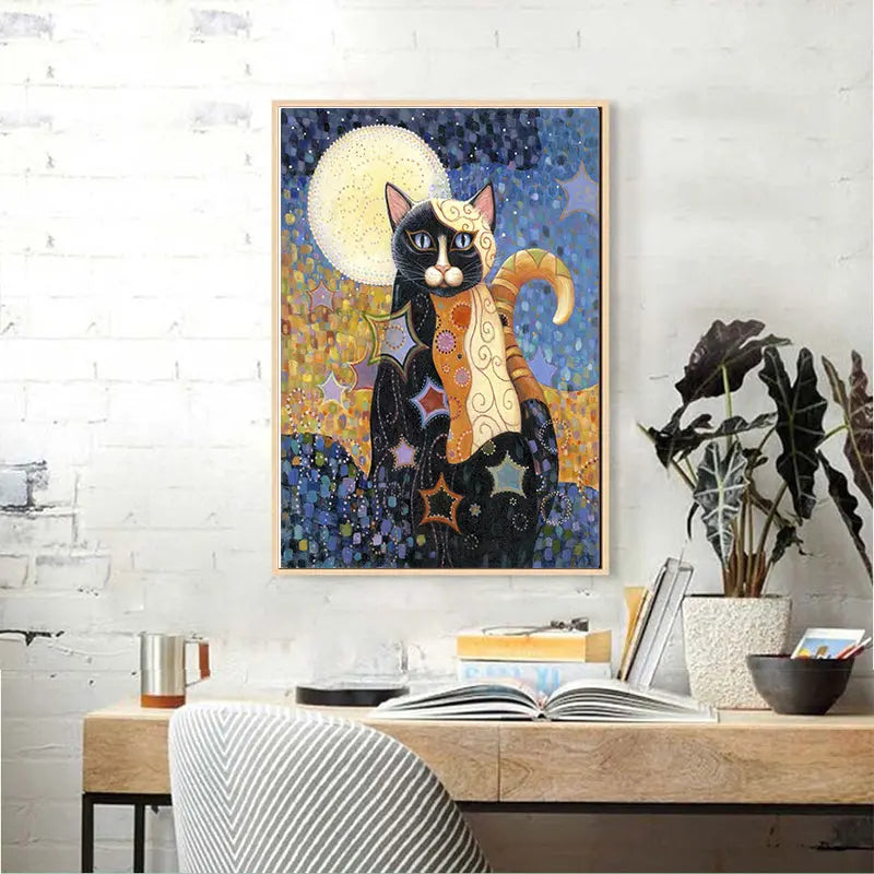 Poster Chat Art Nouveau - Vraiment-chat