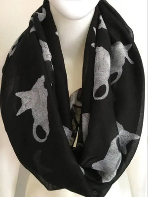 Echarpe motif chat - Vraiment-chat