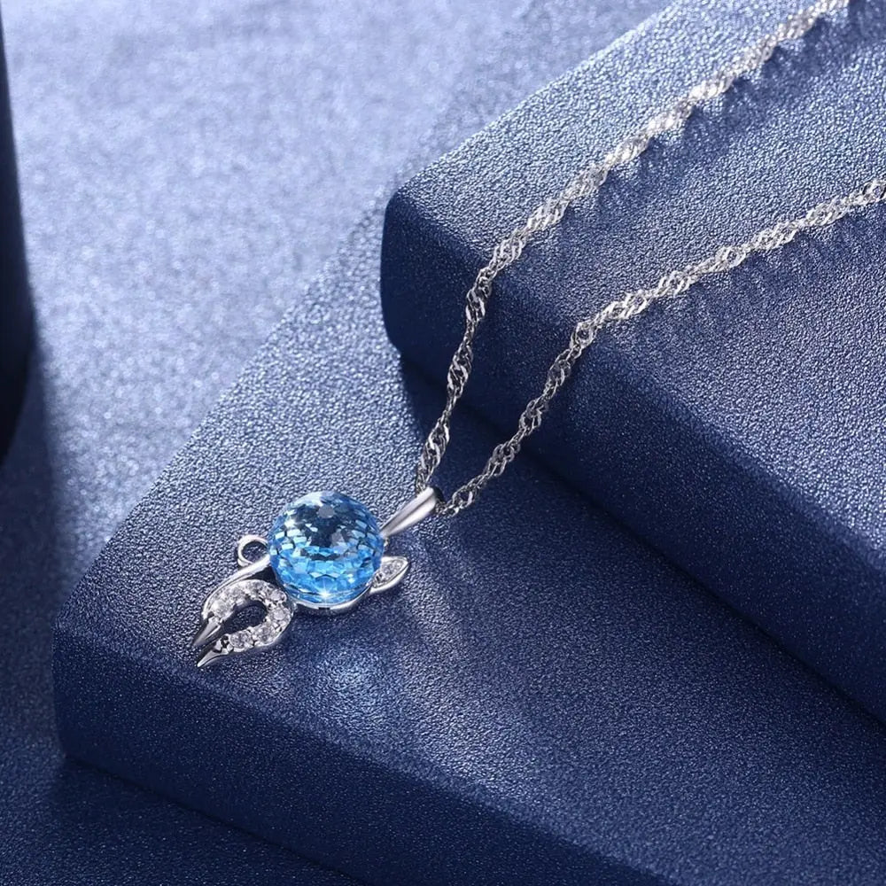 Pendentif Tête de Chat Brillante Vraiment-chat