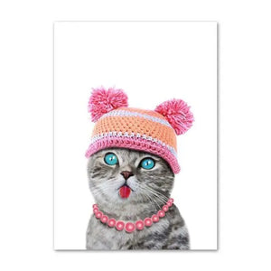 poster de chat à lunettes - Vraiment-chat