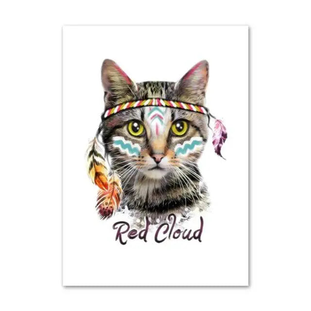 poster de chat à lunettes - Vraiment-chat