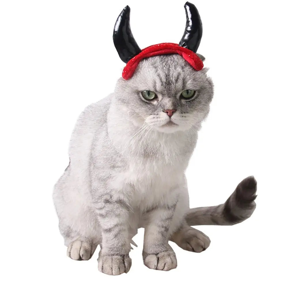 Déguisement pour Chat <br/>Cornes de Diable - Vraiment-chat