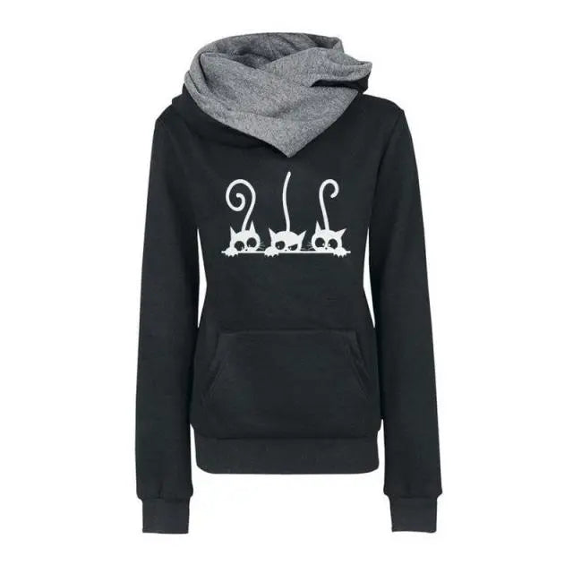 Sweat trois petits chats Vraiment-chat