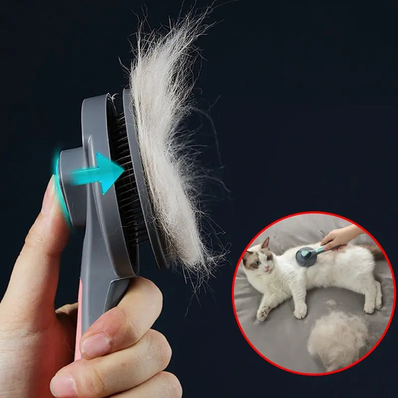 Brosse Carde pour chat à poil long Vraiment-chat