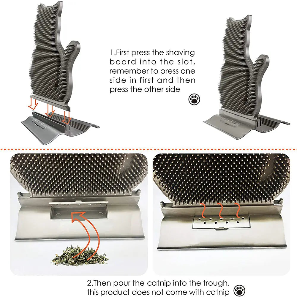 Brosse en Silhouette de Chat verticale Vraiment-chat