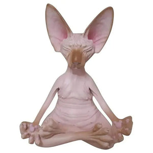 Statuette Chat Sphynx en méditation Vraiment-chat