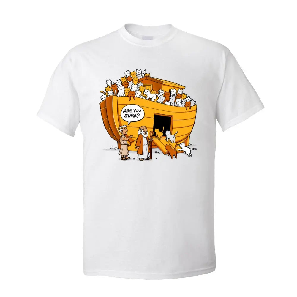 Tee shirt Humour Chat et Noé Vraiment-chat
