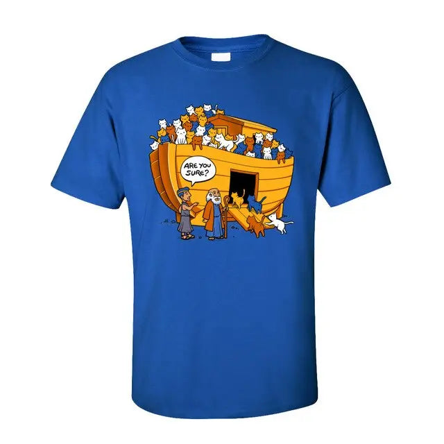 Tee shirt Humour Chat et Noé Vraiment-chat