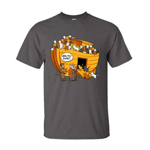 Tee shirt Humour Chat et Noé Vraiment-chat