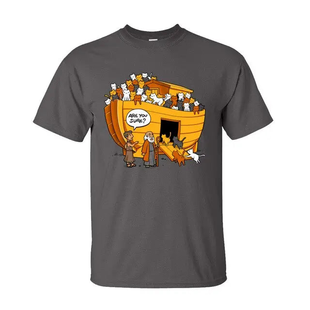 Tee shirt Humour Chat et Noé Vraiment-chat