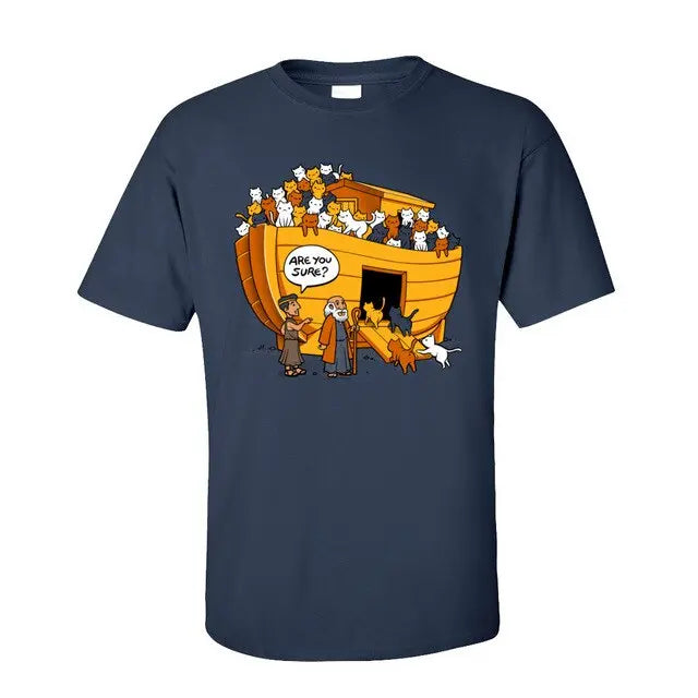 Tee shirt Humour Chat et Noé Vraiment-chat