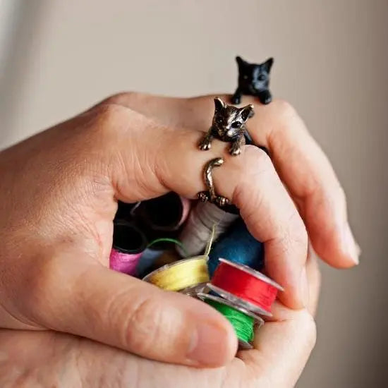 Bague Chat Vintage - Vraiment-chat